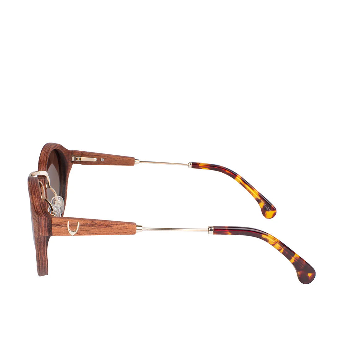 Masai Women's Brown Round Sunglasses - Image 4