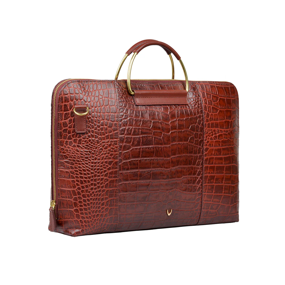 Matilda 01 Sb Red Leather Laptop Bag - Image 3