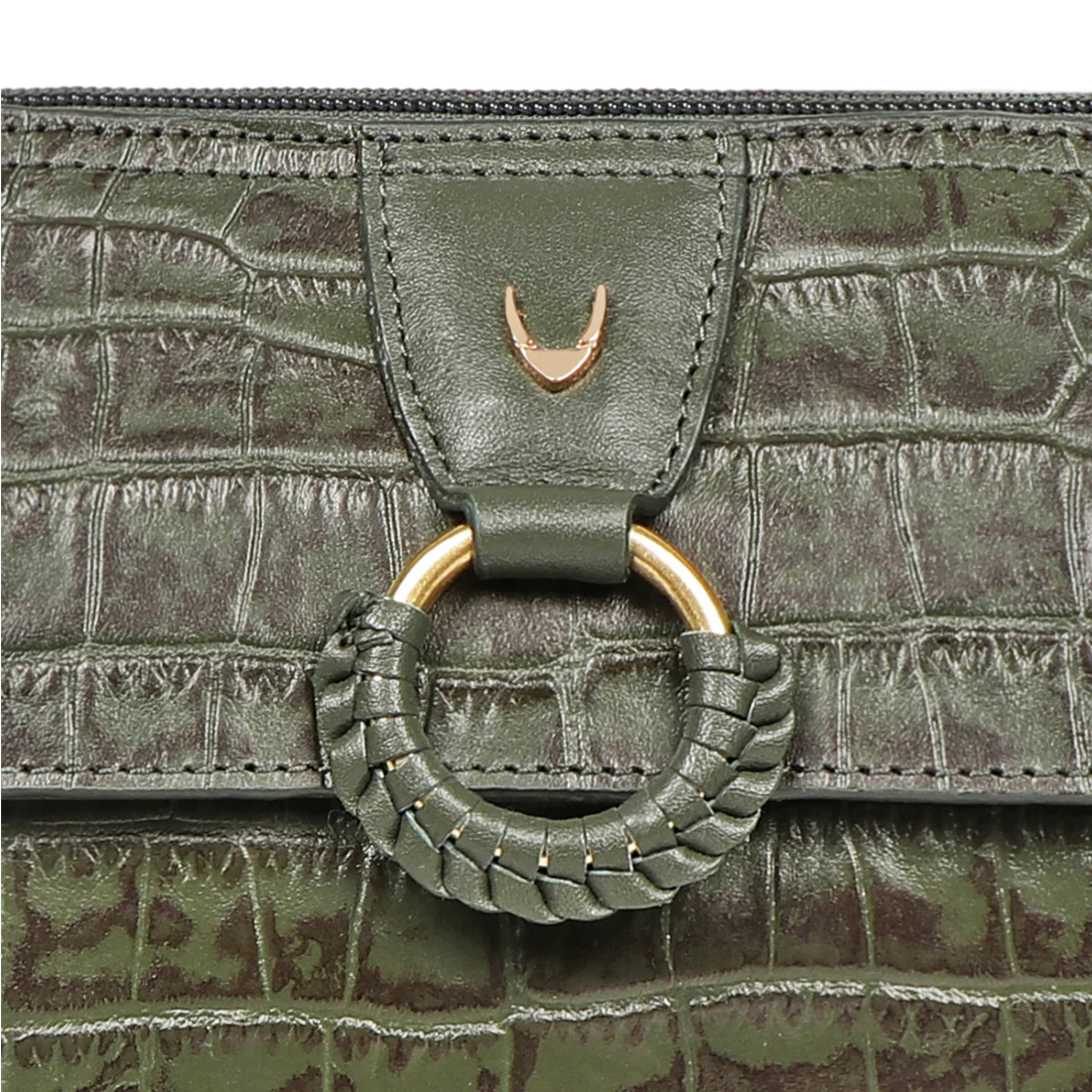 Medellin 04 Green Leather Crossbody - Image 4
