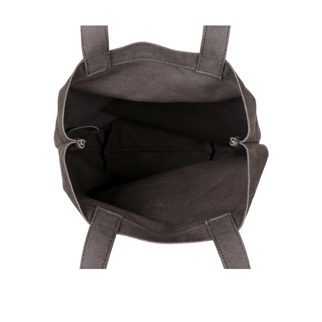 Medium Tote Black Leather Tote Bag - Image 4