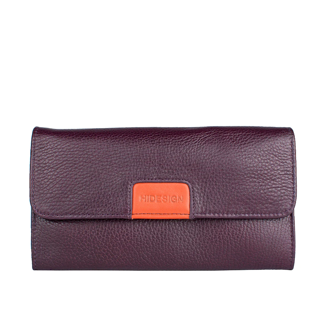 Meghan W1 Purple Leather Clutch Wallet - Image 2
