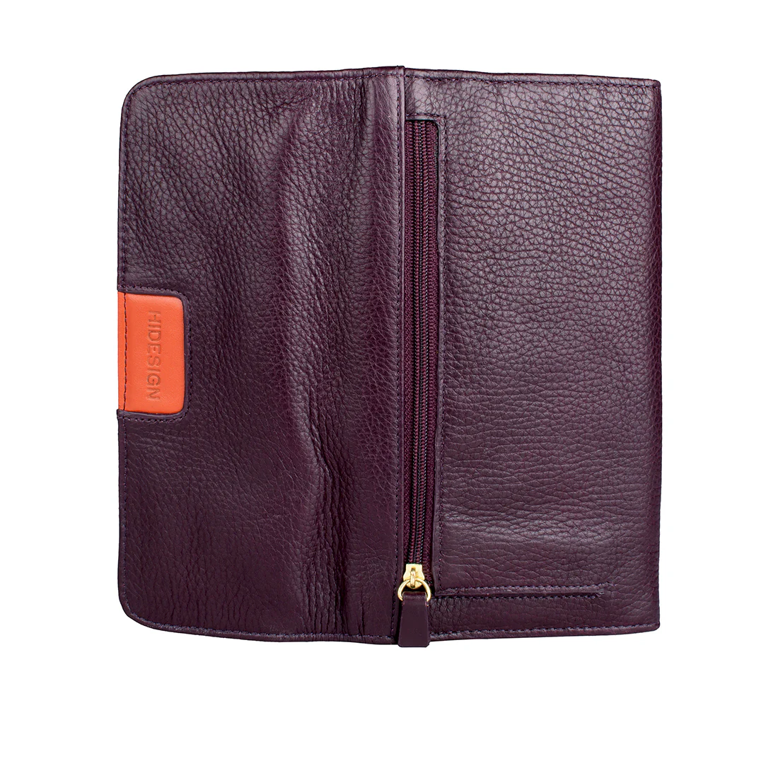 Meghan W1 Purple Leather Clutch Wallet - Image 6