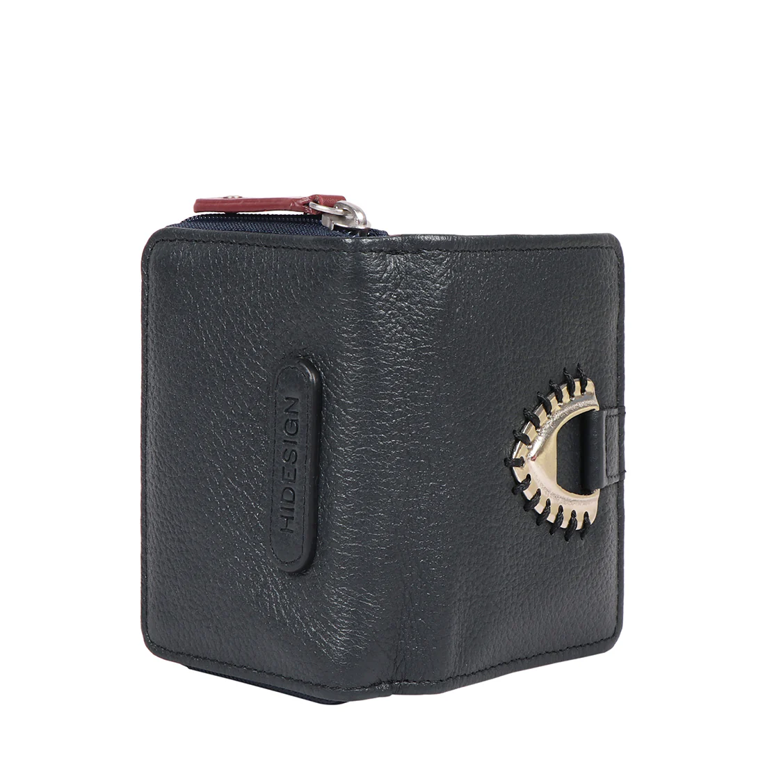 Mendoza W3 Blue Leather Pocket Wallet - Image 6
