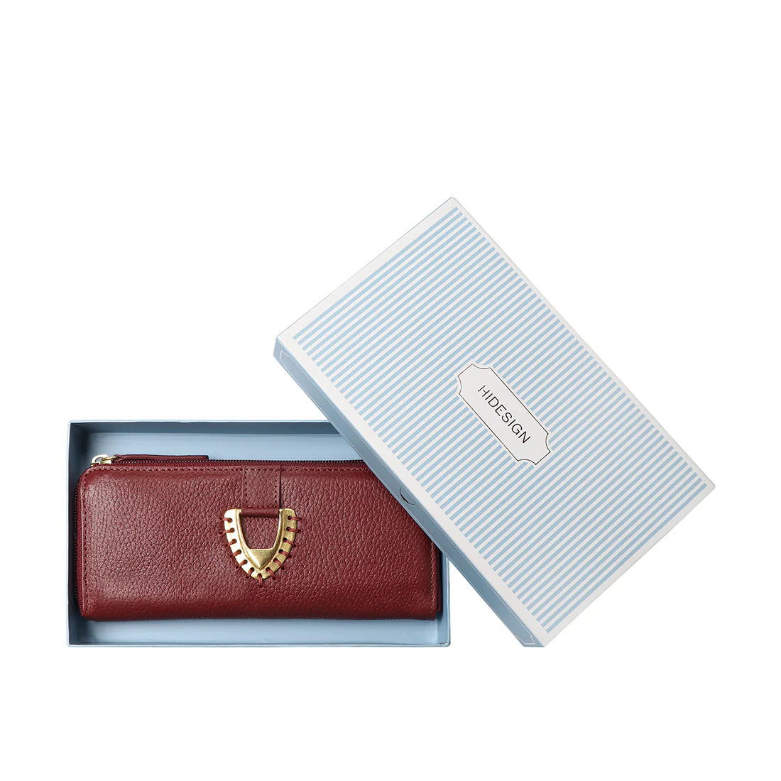 Mendoza W4 Red Leather Zip Around Wallet - Image 6