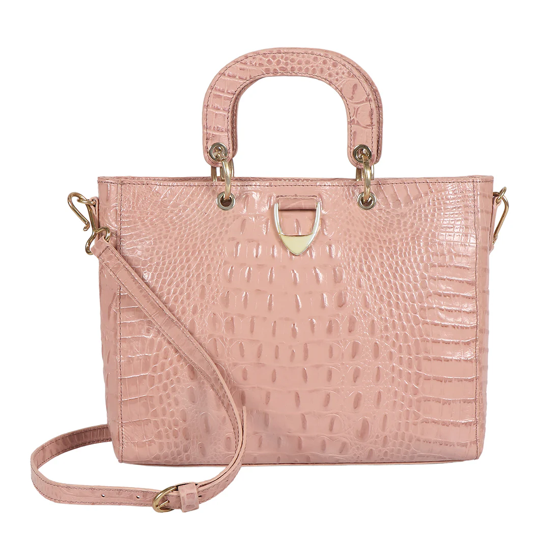 Meredith 01 Pink Leather Crossbody - Image 2