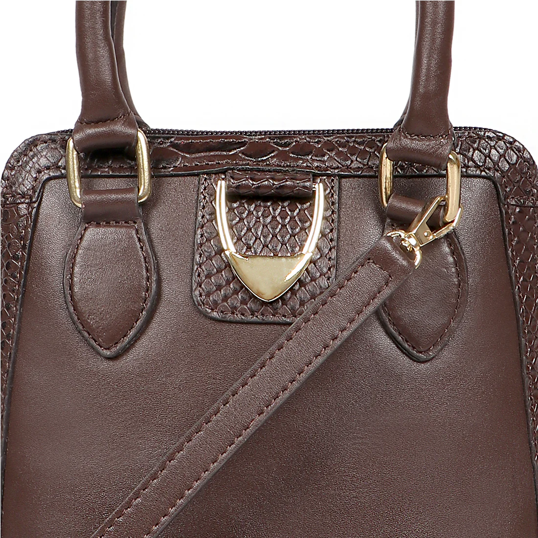 Meredith 02 Brown Leather Crossbody - Image 5