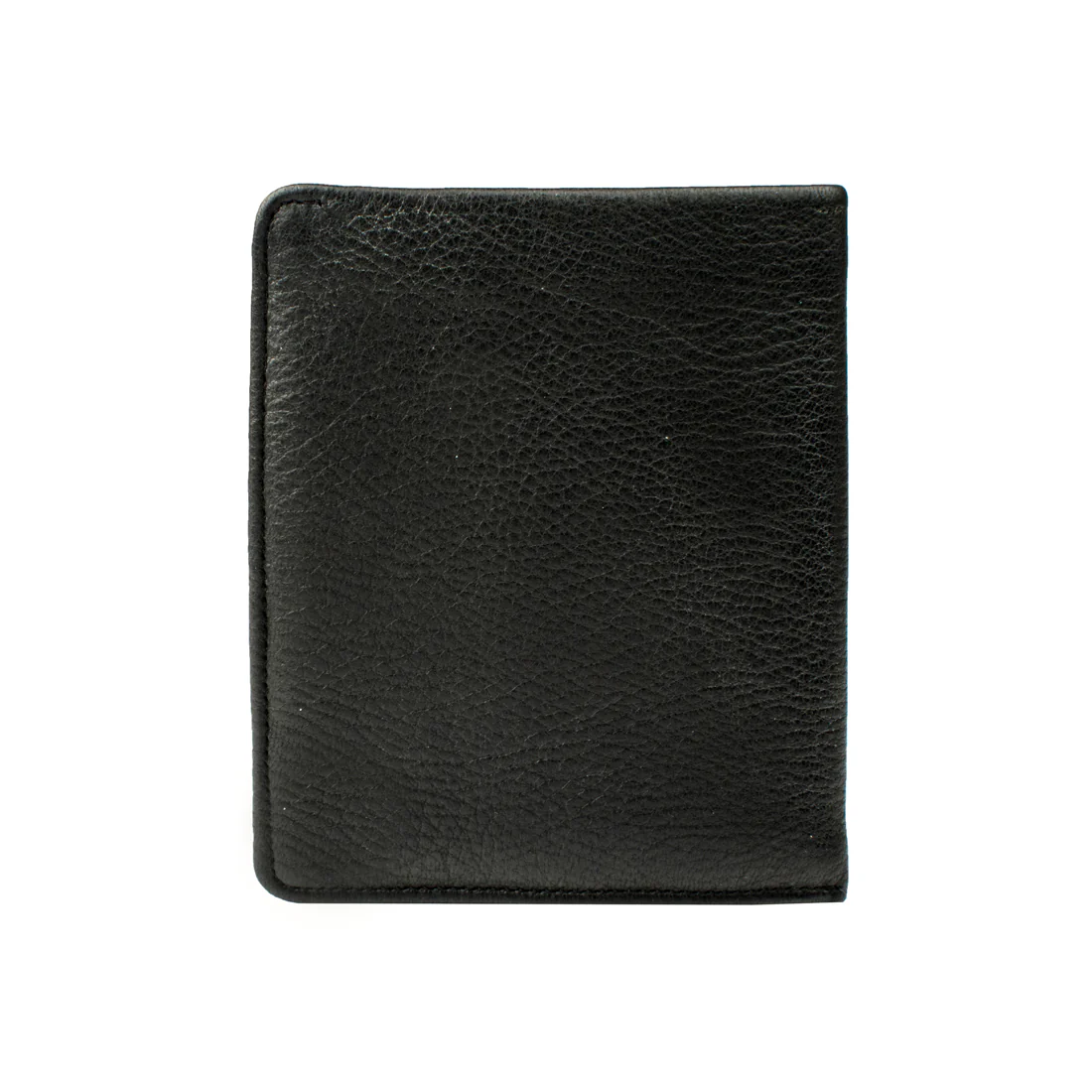 Merlot Black Leather Bi-Fold Wallet - Image 3