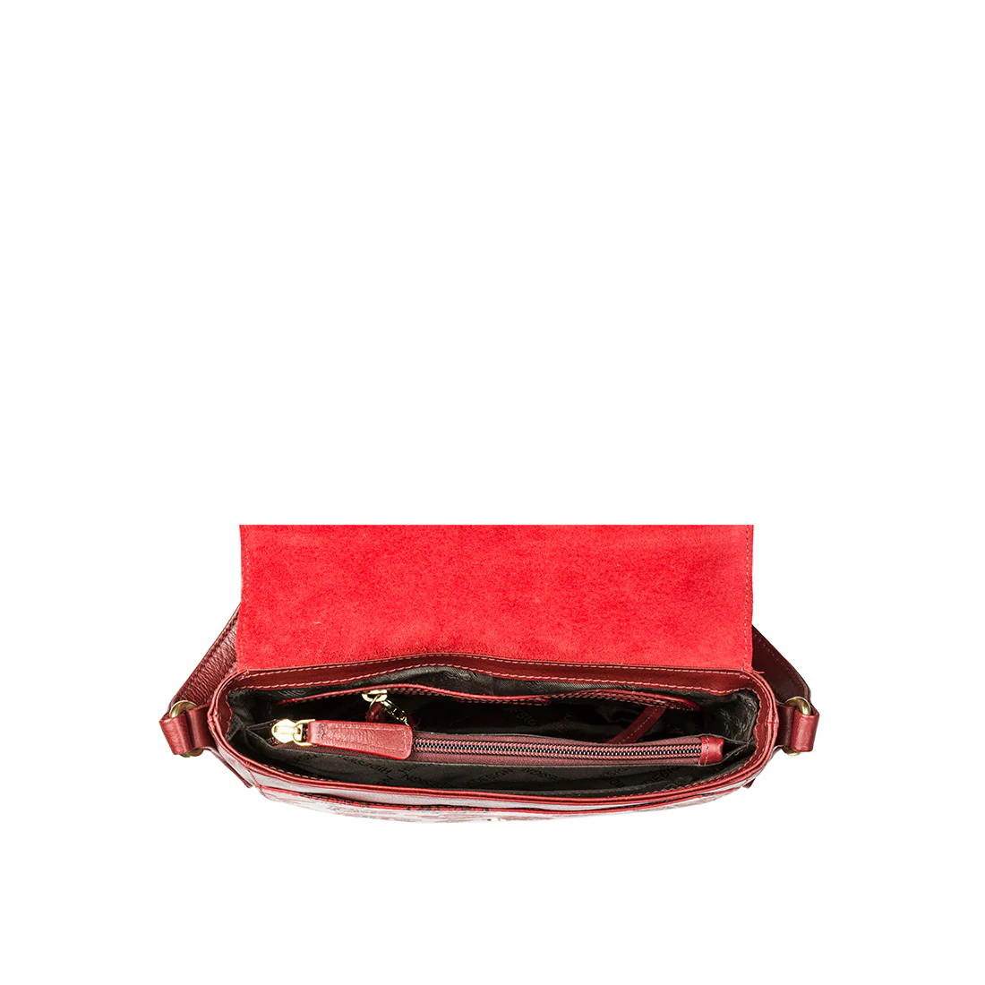 Meryl 01 Red Leather Crossbody - Image 3