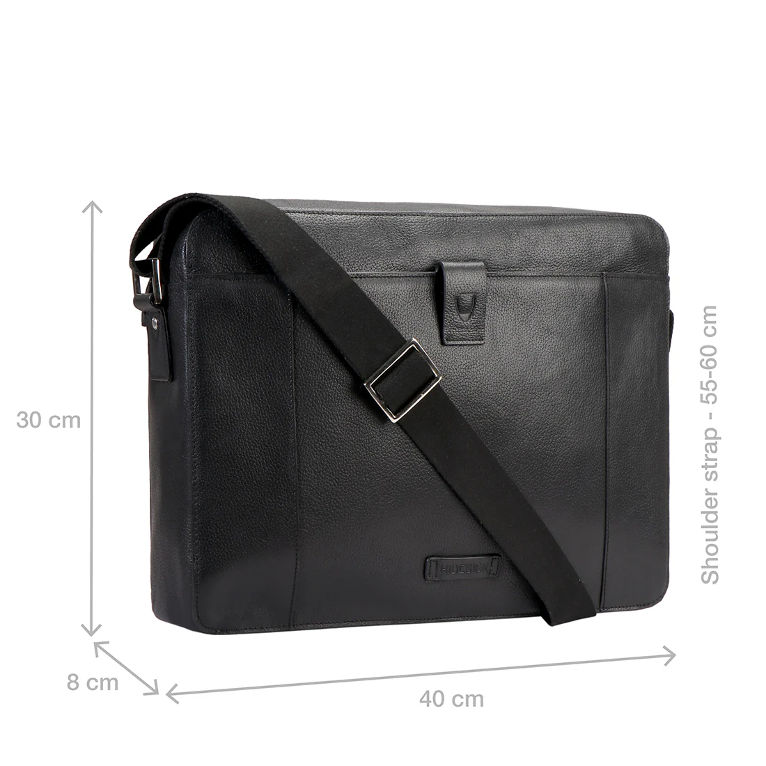 Messi 01 Sb Black Leather Crossbody - Image 3