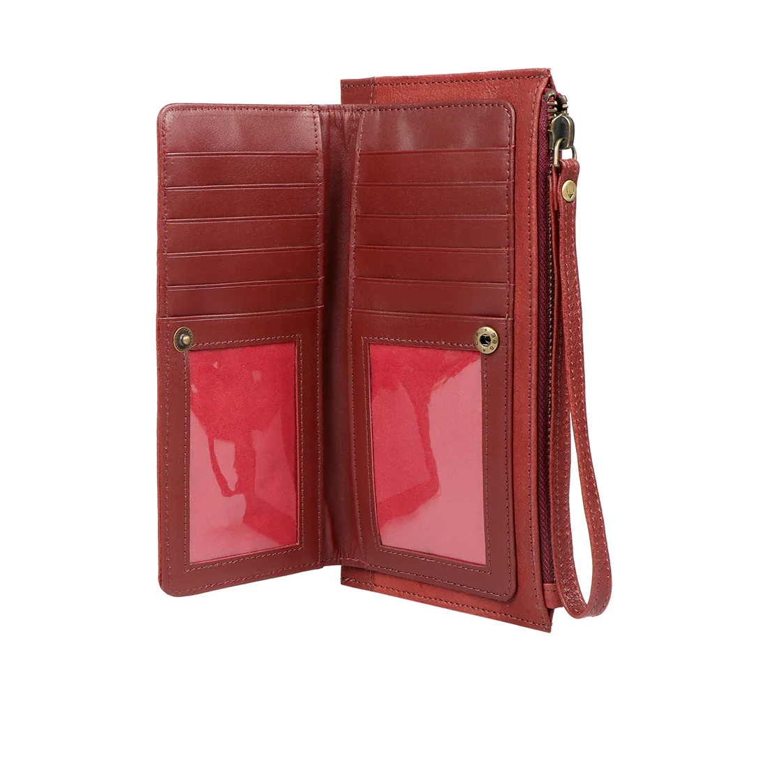 Metal W3 Marsala Leather Bi-Fold Wallet - Image 4