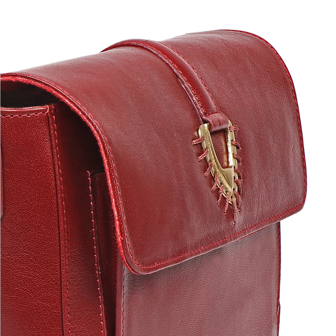 Meudoza 02 Red Leather Crossbody - Image 5
