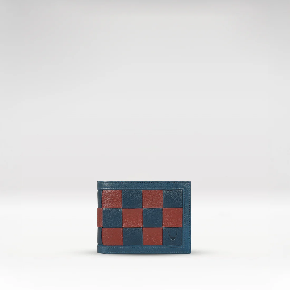 Mezcal W2 Blue Leather Bi-Fold Wallet