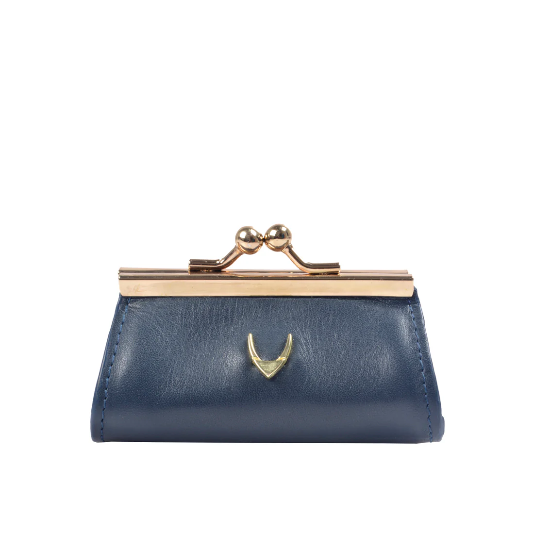 Mia Blue Leather Coin Pouch
