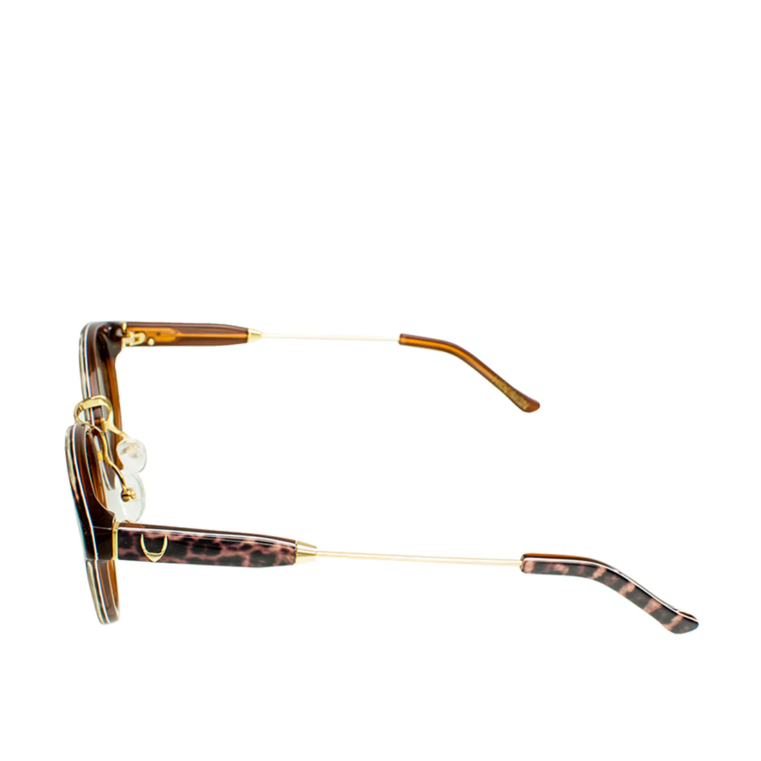 Miami Women's Brown Round Sunglasses - Image 5