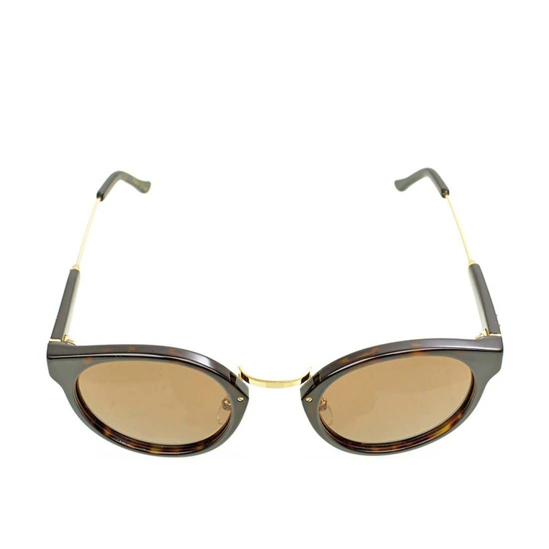 Miami Women's Brown Round Sunglasses - Image 3