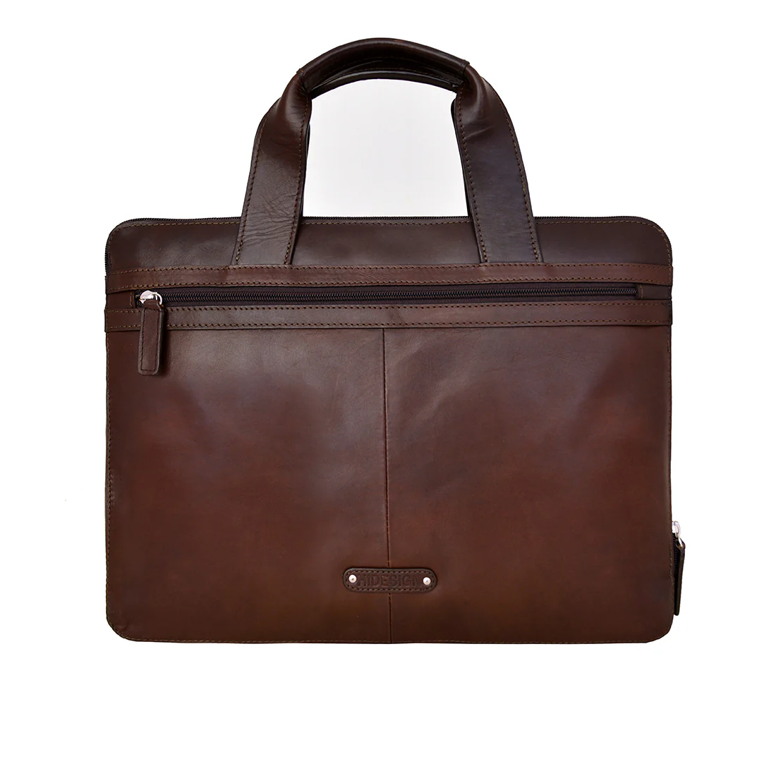 Miguel 02 Brown Leather Laptop Sleeve - Image 3