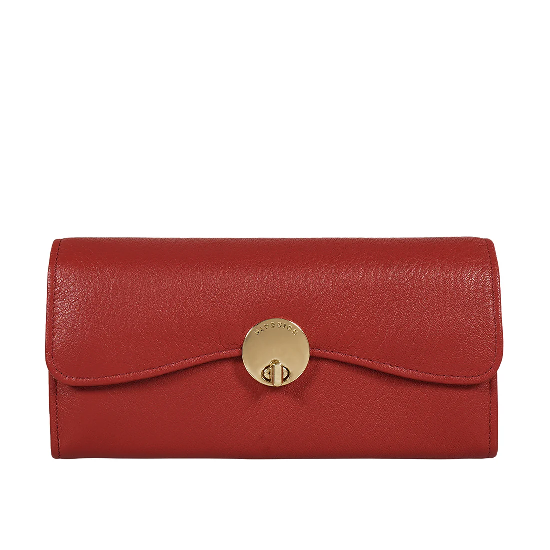 Milos W3 Red Leather Bi-Fold Wallet - Image 3