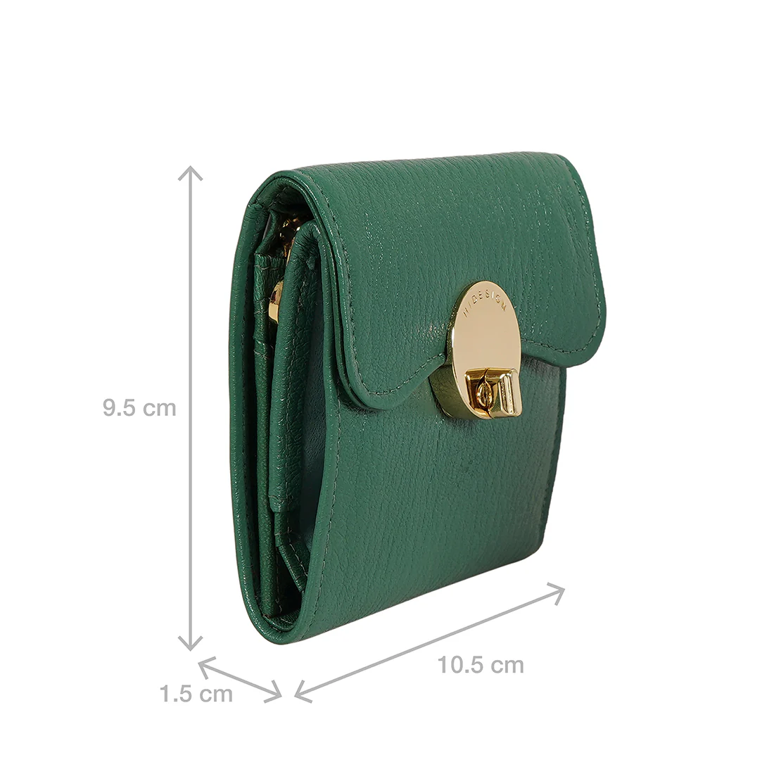 Milos W4 Green Leather Bi-Fold Wallet - Image 3