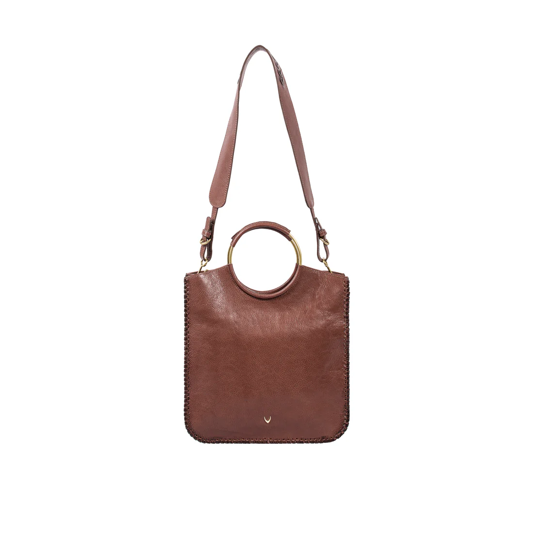 Mimosa 01 Brown Leather Satchel