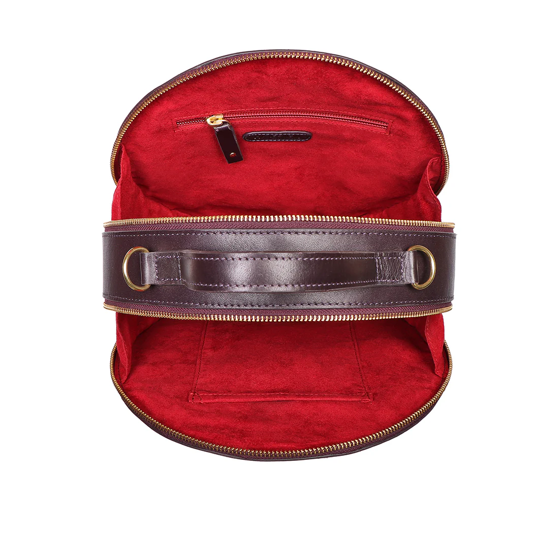 Minerva 03 Purple Leather Satchel - Image 5