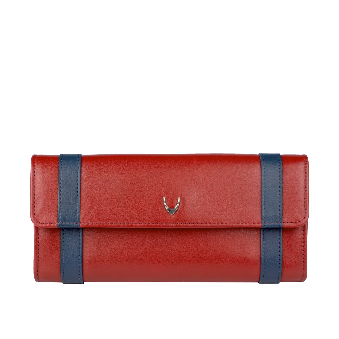 Missy W3  Red Leather Trifold Wallet - Image 2
