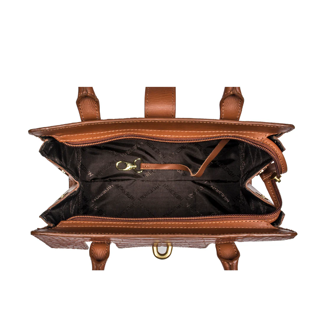 Mocha 02 Tan Leather Tote Bag - Image 4