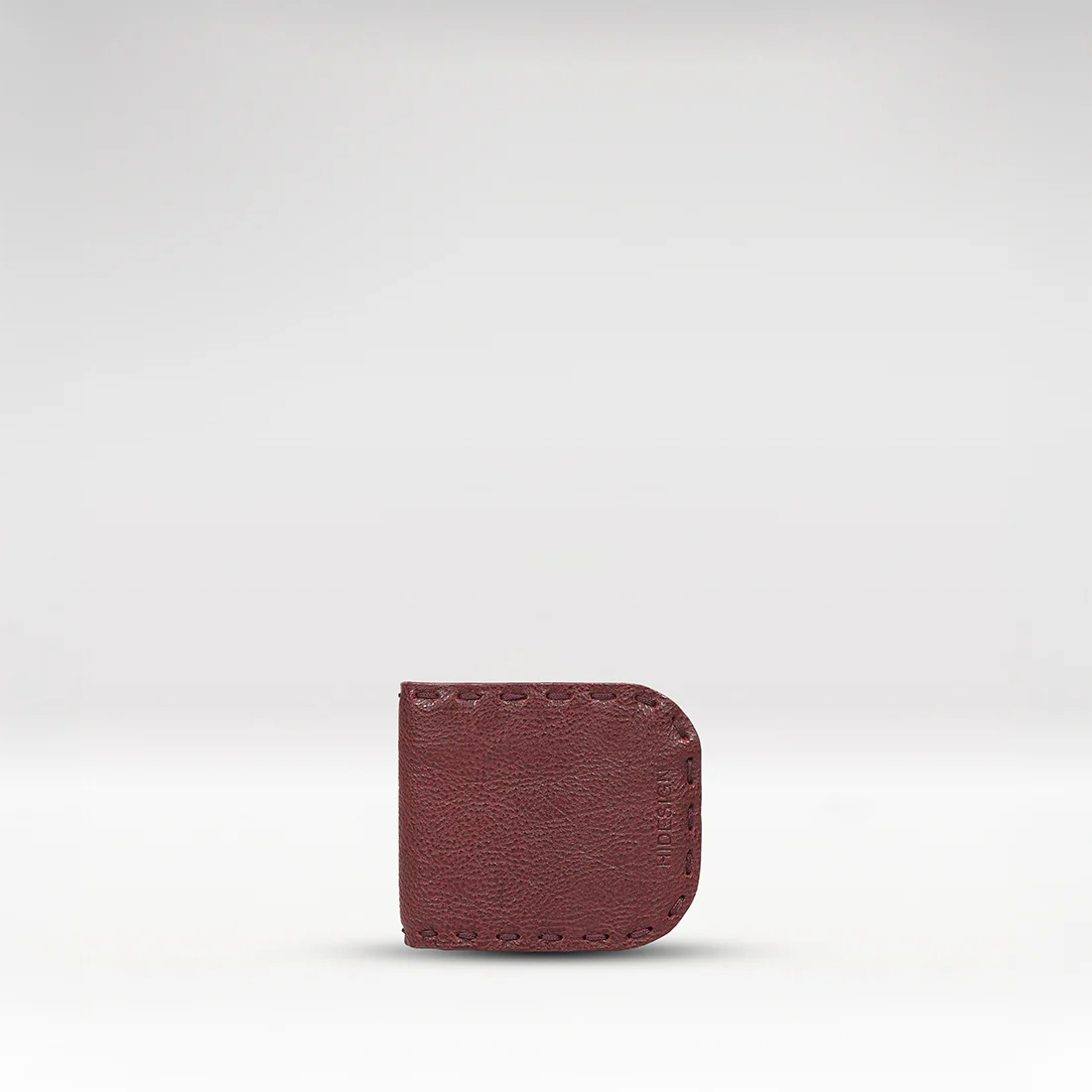 Moon W1 Red Leather Bi-Fold Wallet