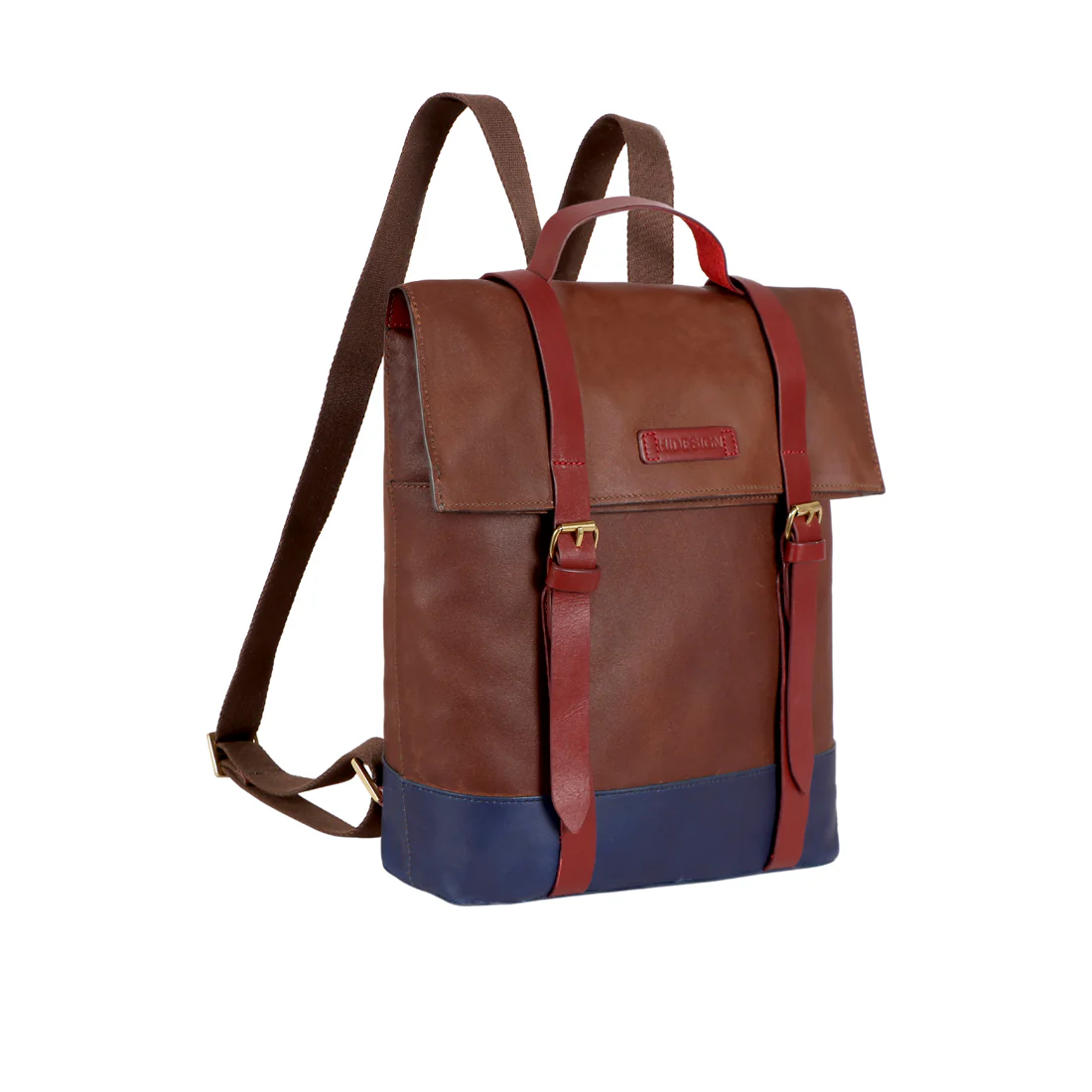 Motor 02 Tan Leather Backpack - Image 2