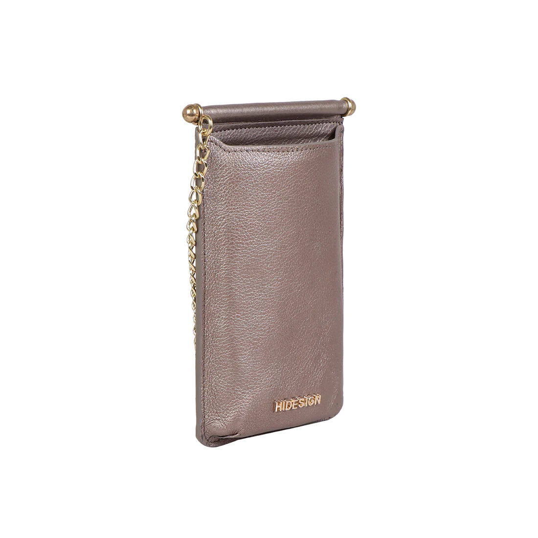 Mykonos Grey Leather Sling Bag - Image 2