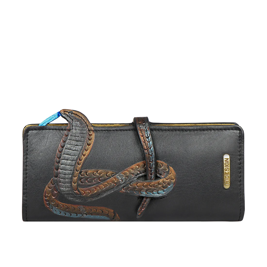 Naia W2 Black Leather Bi-Fold Wallet - Image 2