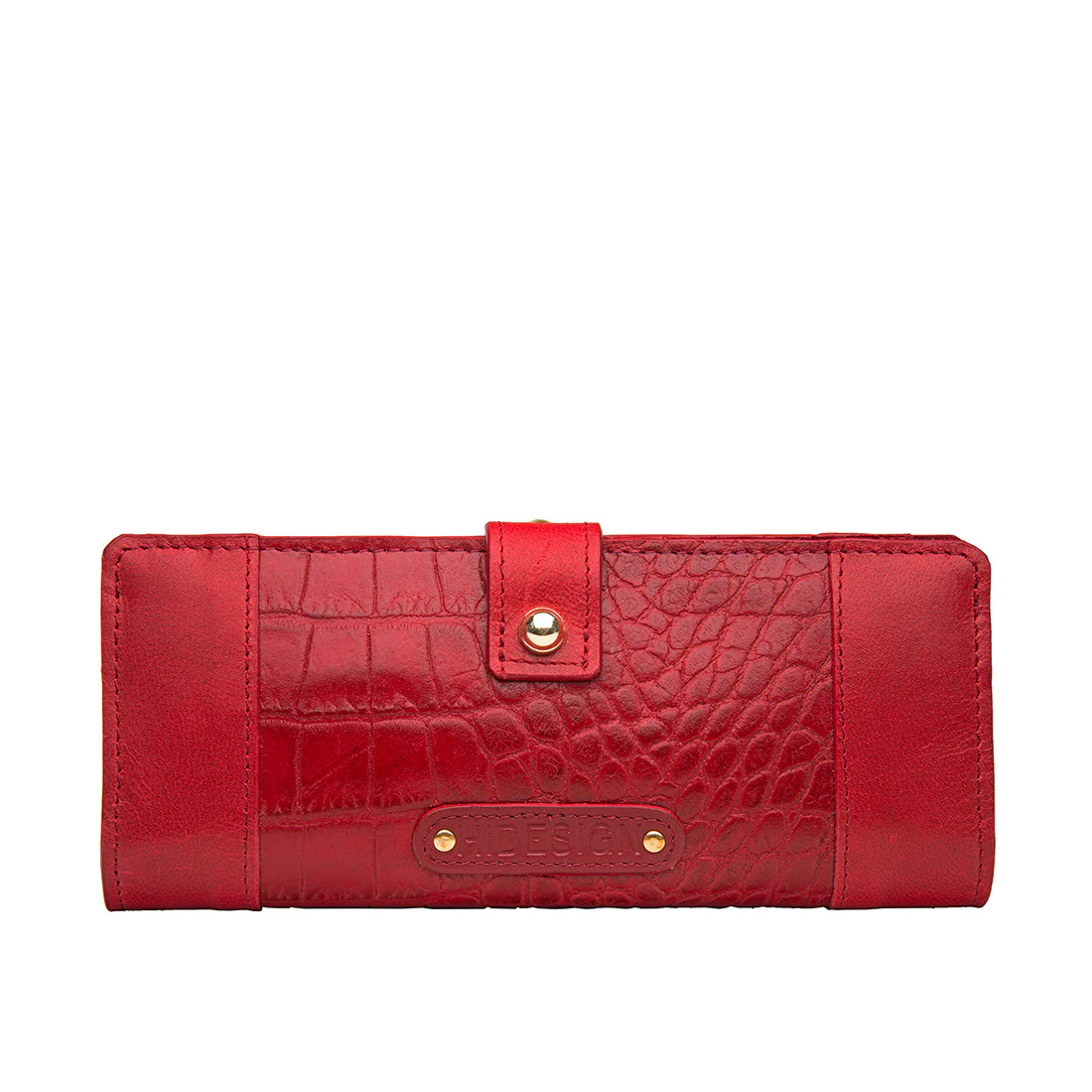 Nakasu W2 Red Leather Bi-Fold Wallet - Image 2