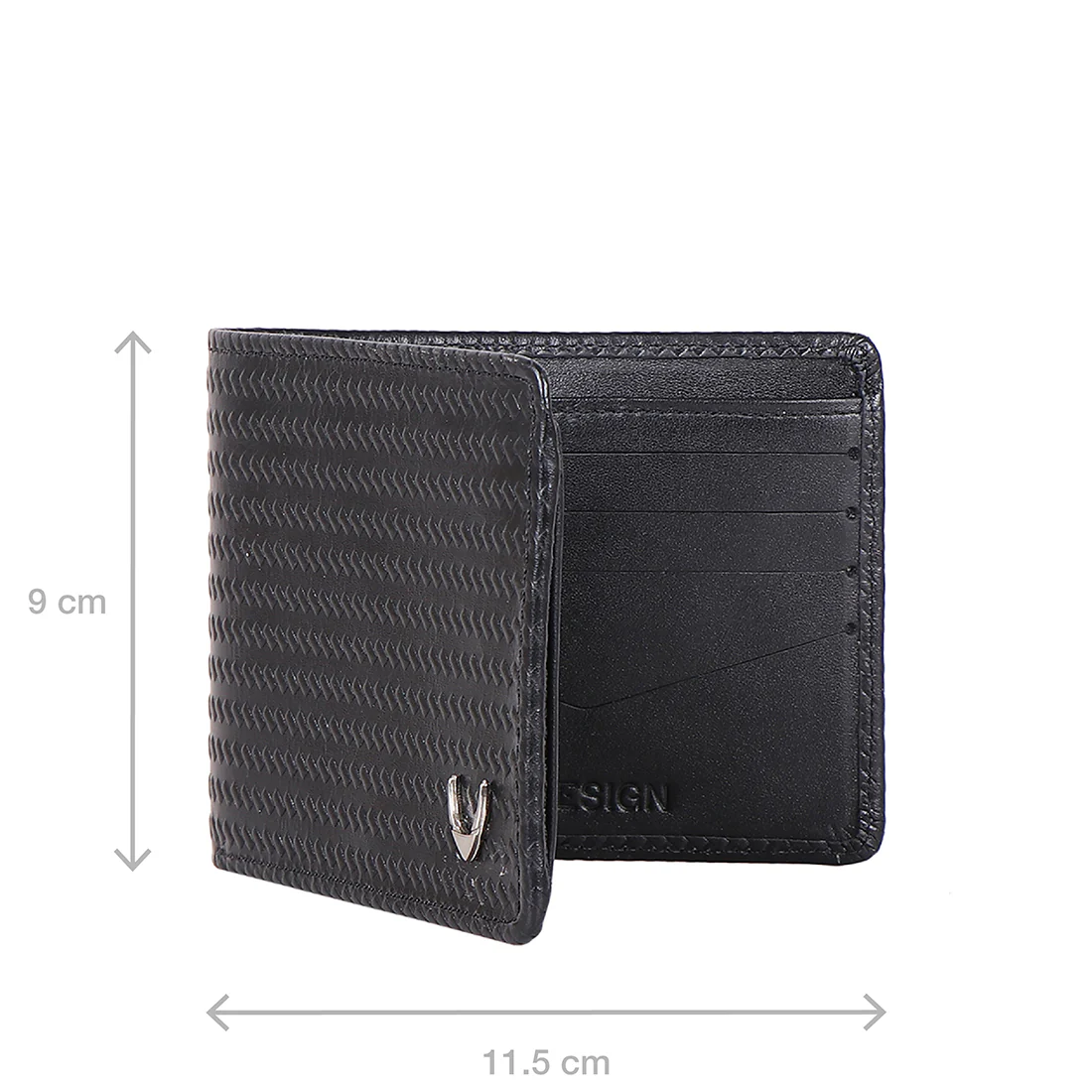 Namibia Sb Black Leather Bi-Fold Wallet - Image 7