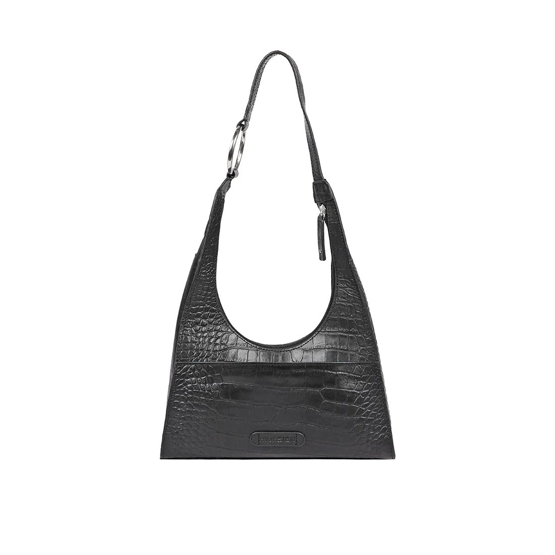 Nandy 04 Black Leather Shoulder Bag - Image 4