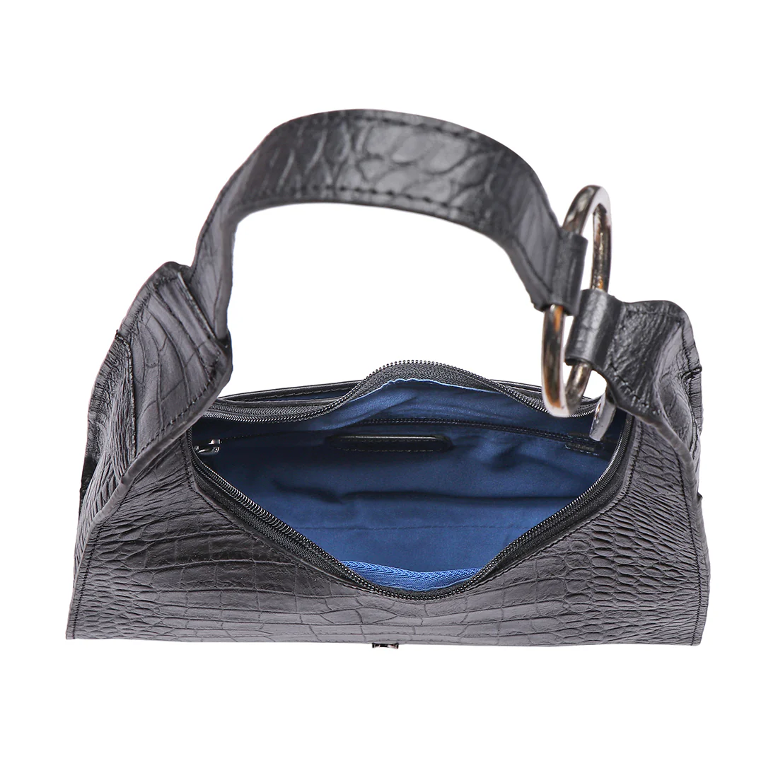 Nandy 04 Black Leather Shoulder Bag - Image 6