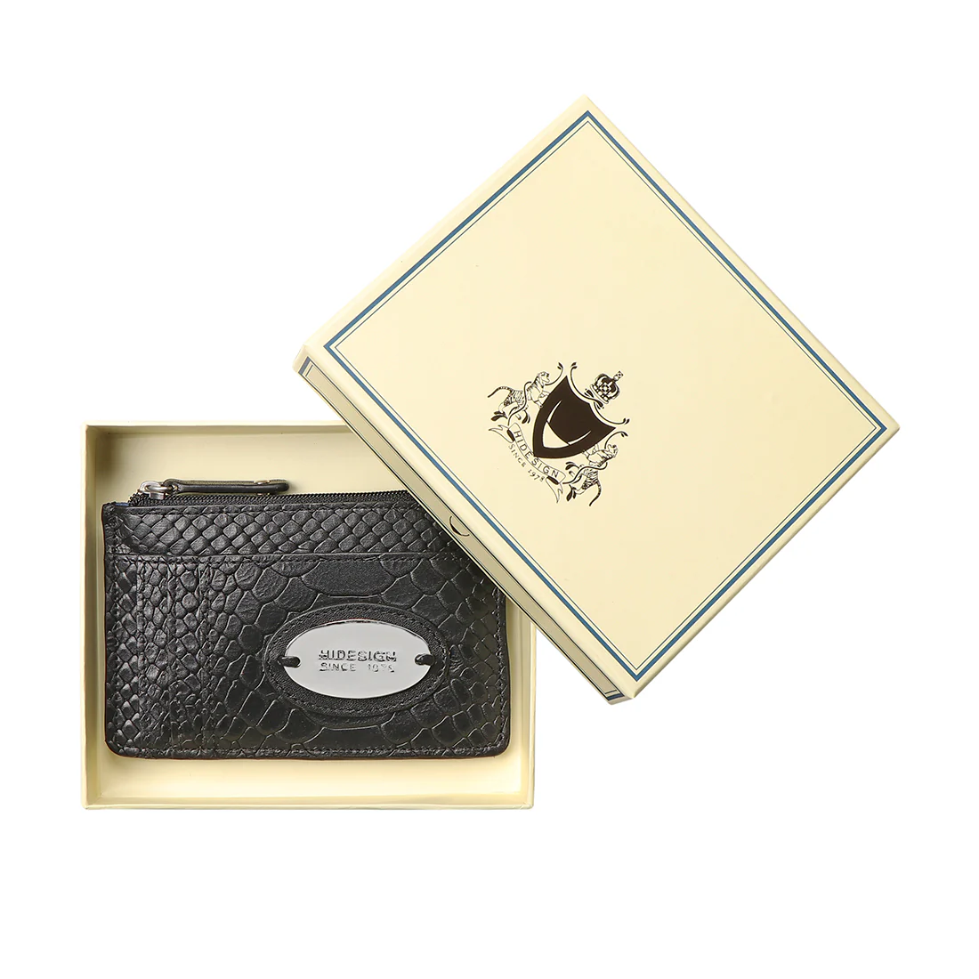 Natalie W1 Black Leather Card Holder - Image 6