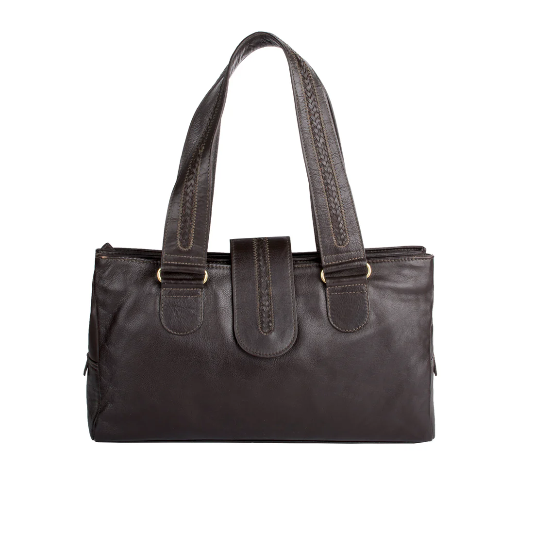 Nolan 1416 Brown Leather Tote Bag
