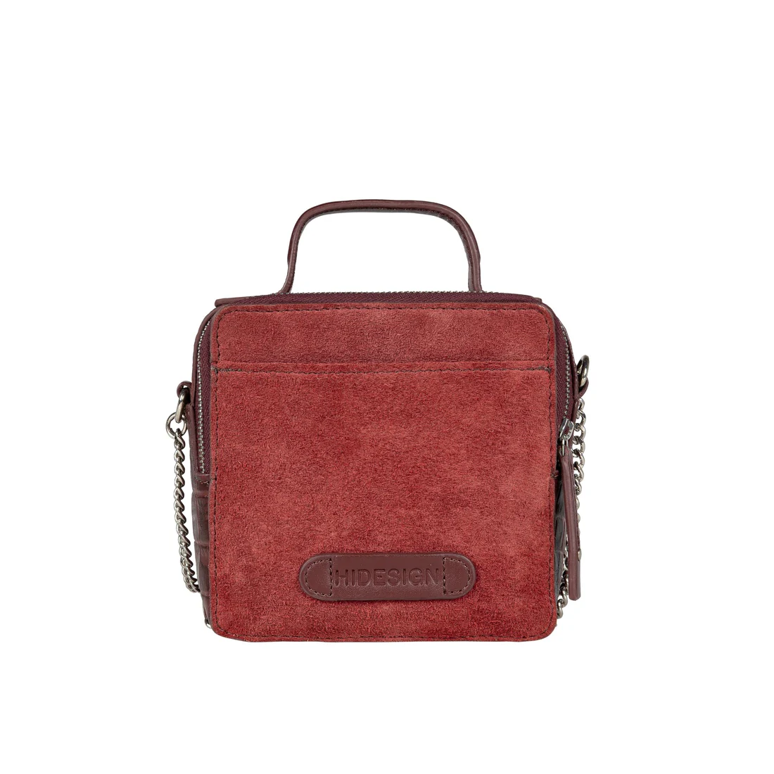 Nora 02 Red Leather Shoulder Bag - Image 5