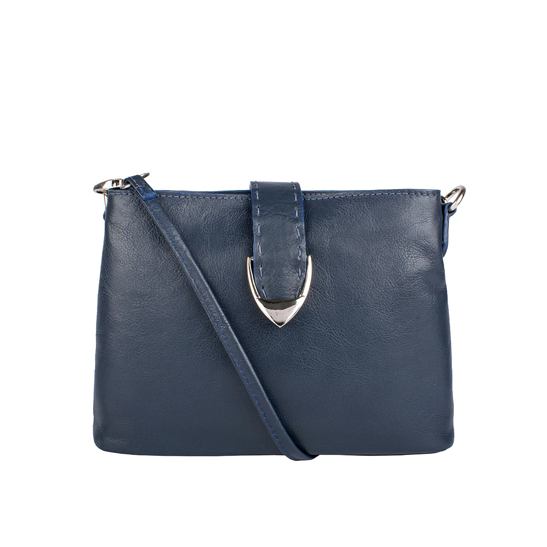 Norah W1 Blue Leather Sling Wallet