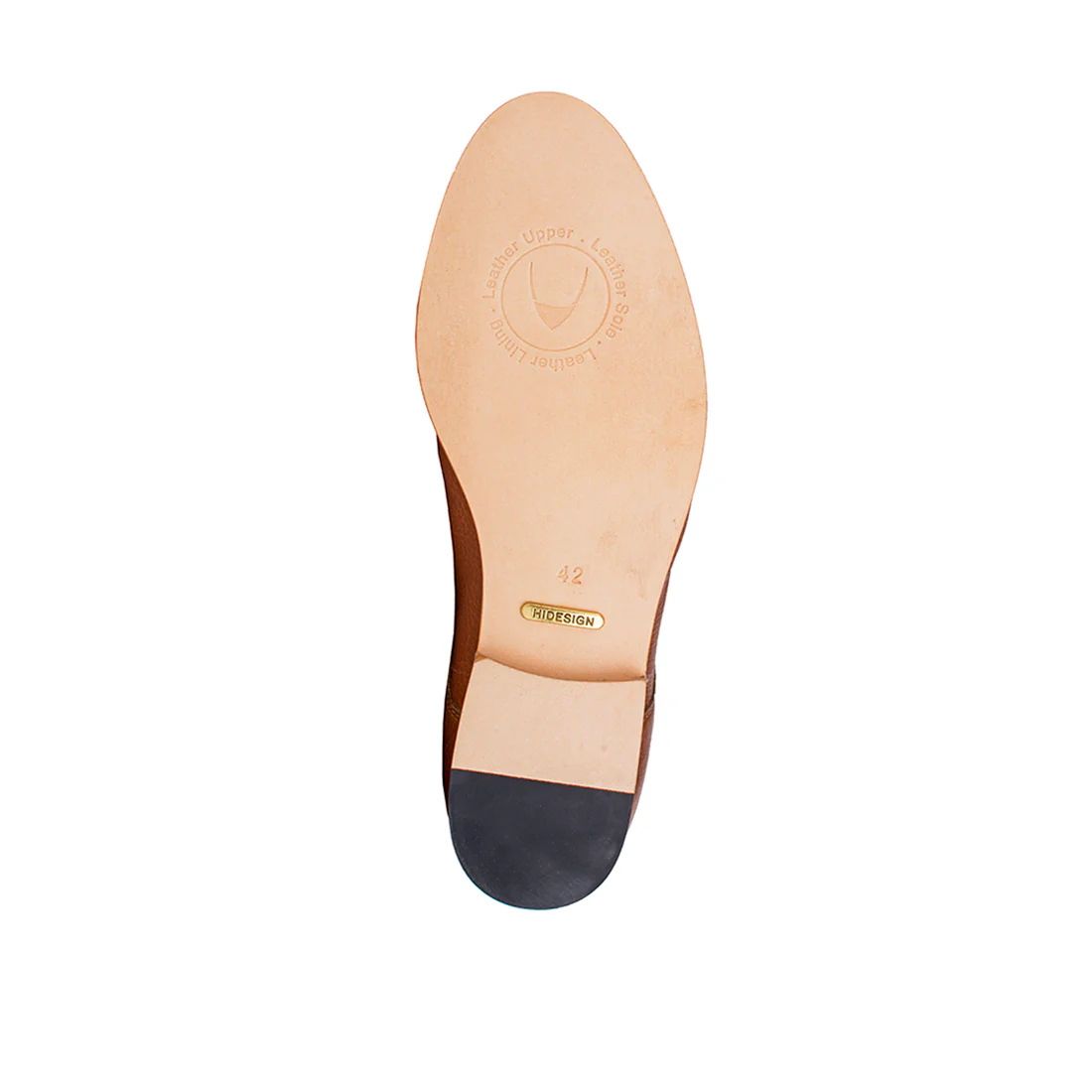 Norton Men's Tan Leather Derby Shoes - Image 5