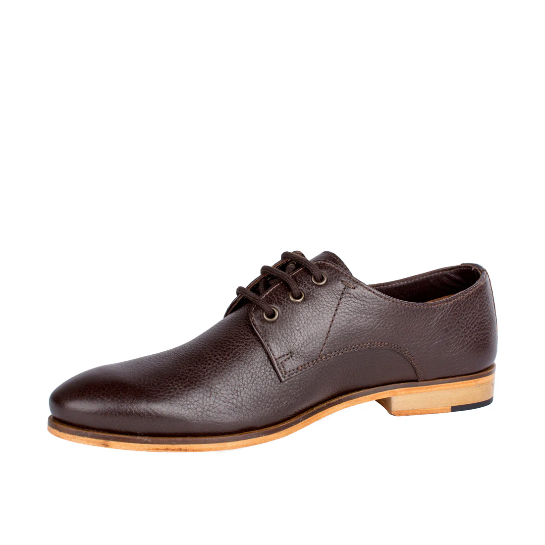 Norton Men's Brown Leather Derby Shoes