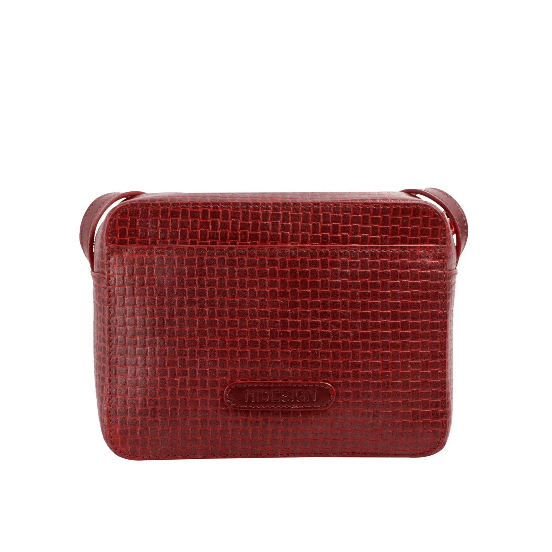 Nyle 01 Sb Red Leather Sling Bag - Image 4