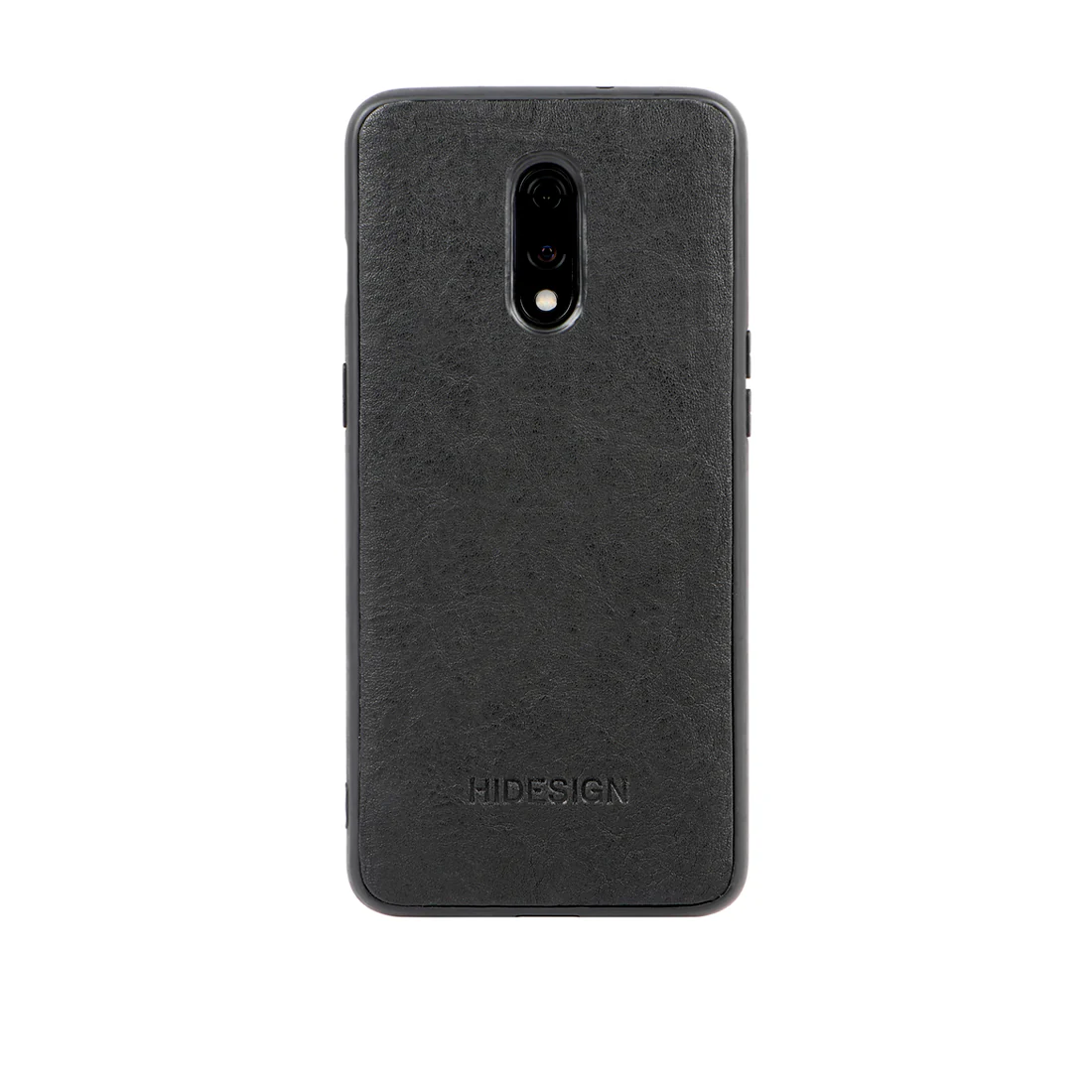 One Plus 7 Black Leather Mobile Case