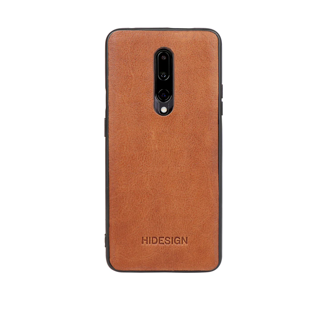 One Plus 7 Pro Black Leather Mobile Case - Image 4