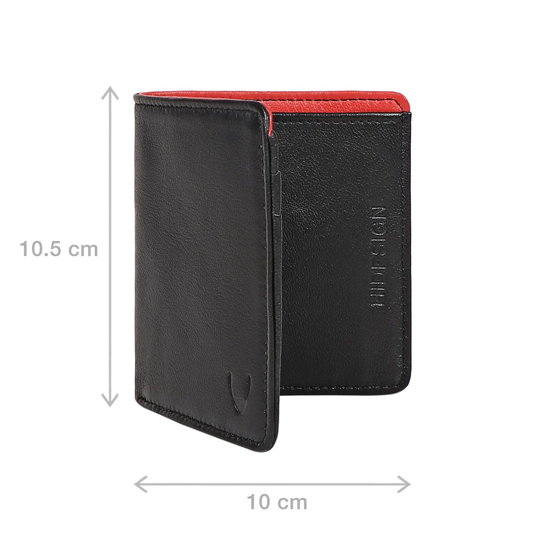 Oona W4 Black Leather Bi-Fold Wallet - Image 4