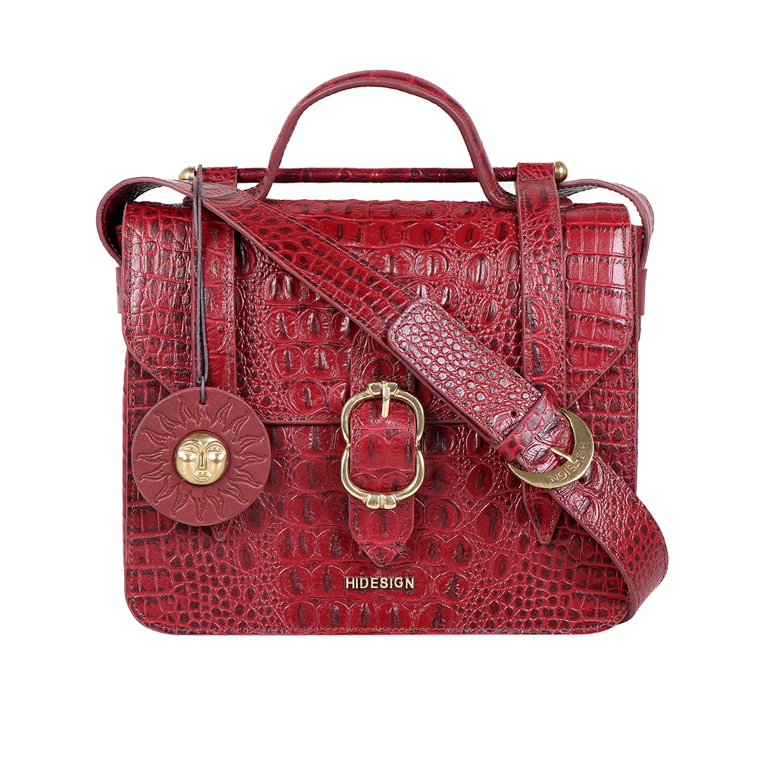 Ophelia 02 Red Leather Satchel