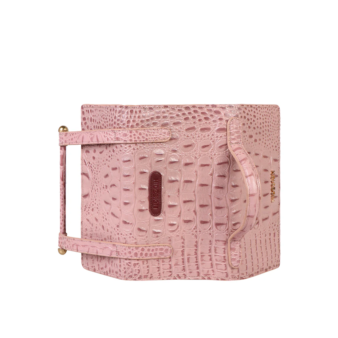 Ophelia W1 Pink Leather Sling Wallet - Image 5