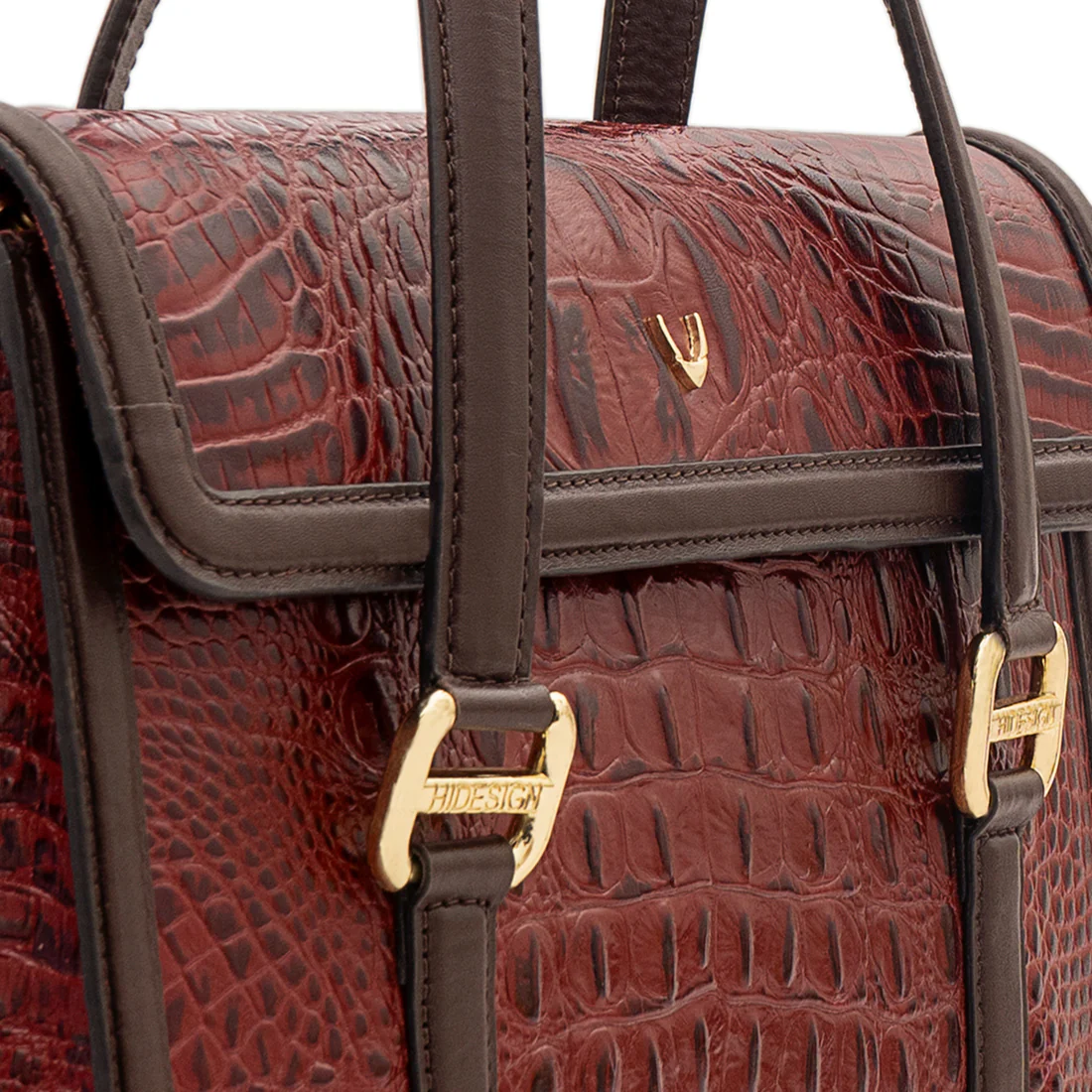 Orly-02 Marsala Leather Shoulder Bag - Image 5