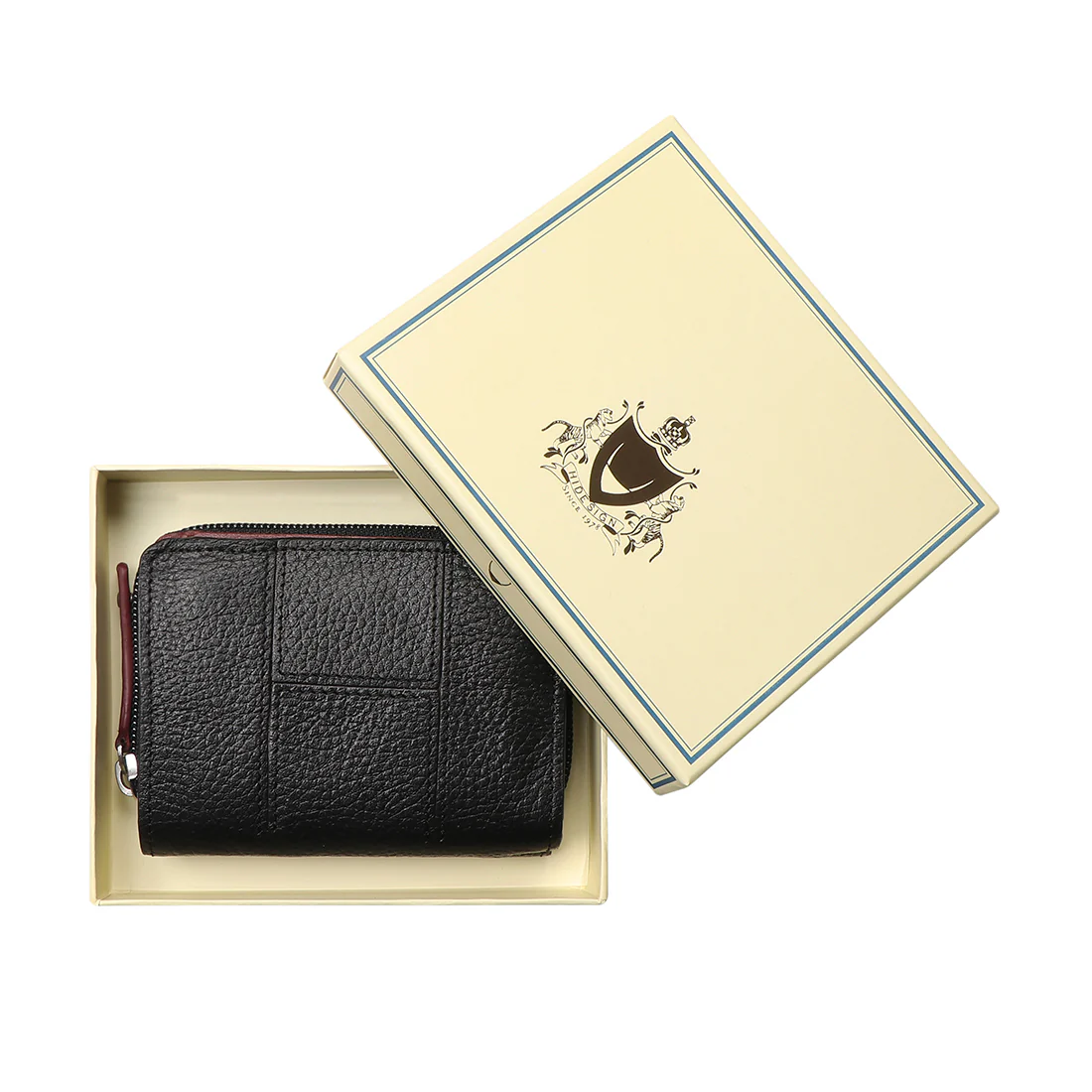 Ovalle W5 Black Leather Pocket Wallet - Image 8