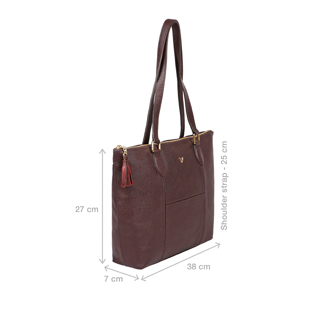 Ovave 04 Brown Leather Tote Bag - Image 3