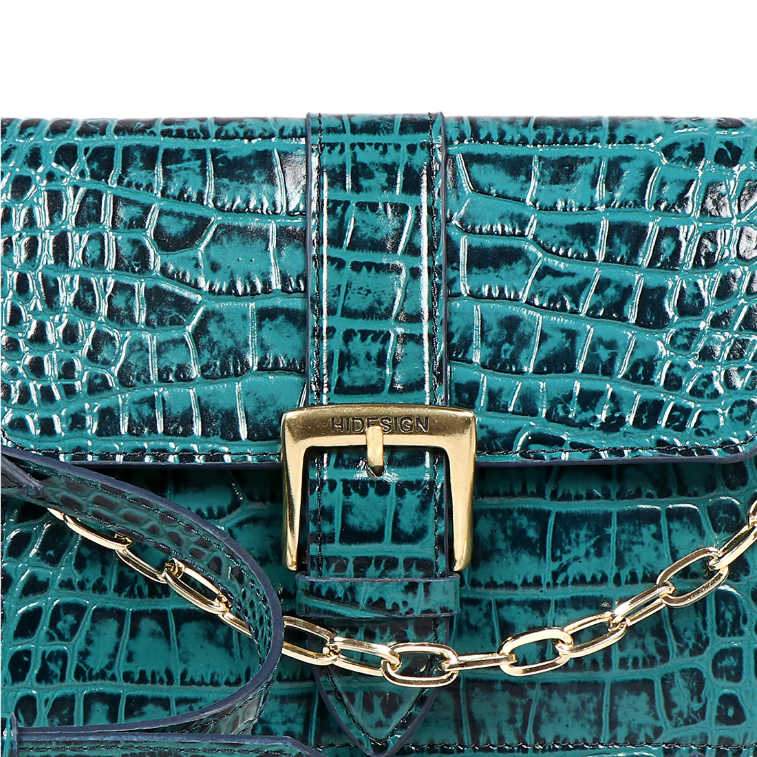 Oxford 01 Blue Leather Sling Bag - Image 5